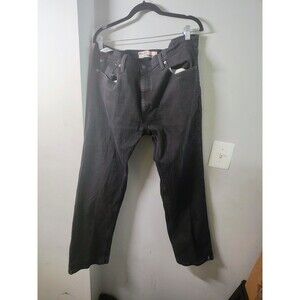 Black Levi's 559 Jeans Men's Black Denim Stretch Relaxed Straight Leg - 40 X 32